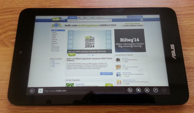 Asus Vivotab Note 8 Ekran