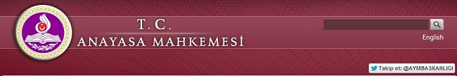 Anayasa Mahkemesi resmi Twitter hesabı
