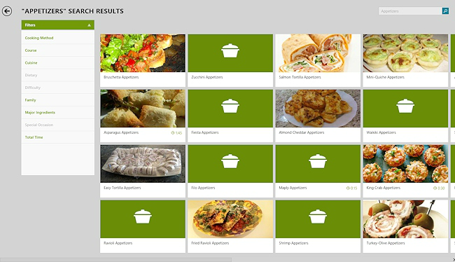 Bing Yeme-İçme Uygulaması