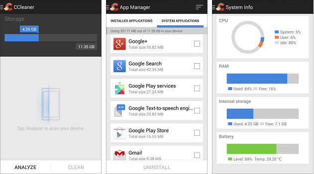 CCleaner Android BETA
