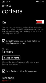 Windows Phone 8.1 Cortana