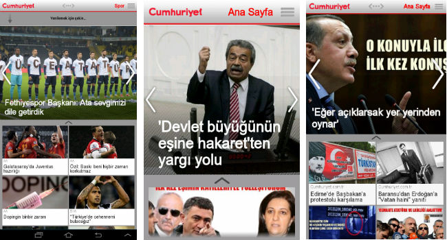 Cumhuriyet Mobil Uygulaması