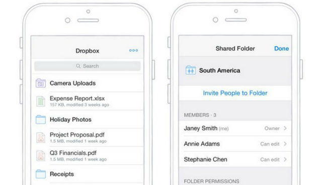 Dropbox Touch ID Desteği