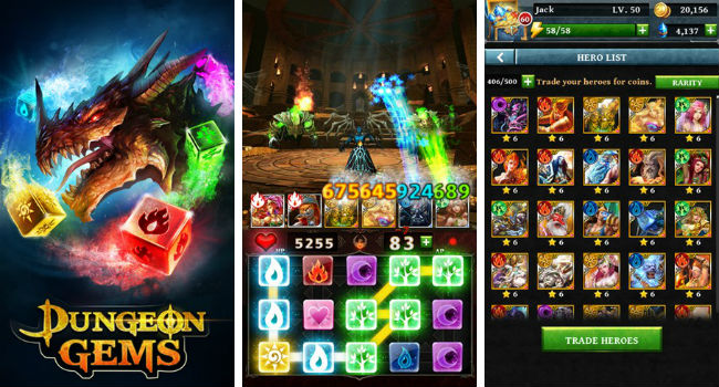 Dungeon Gems Windows Phone