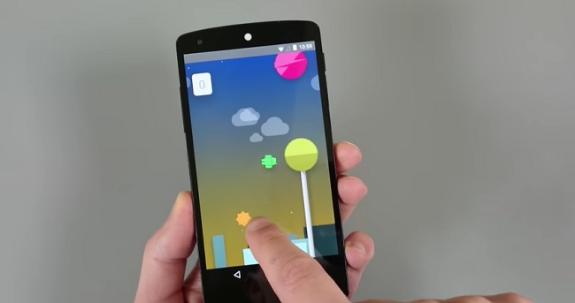Android 5.0 Lollipop Easter Egg