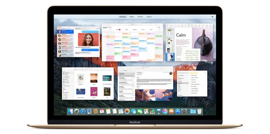 OS X El Capitan Mission Control