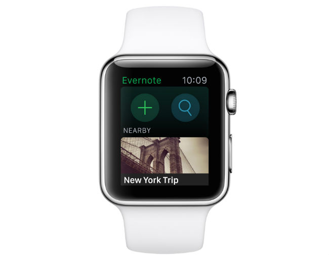 Evernote Apple Watch