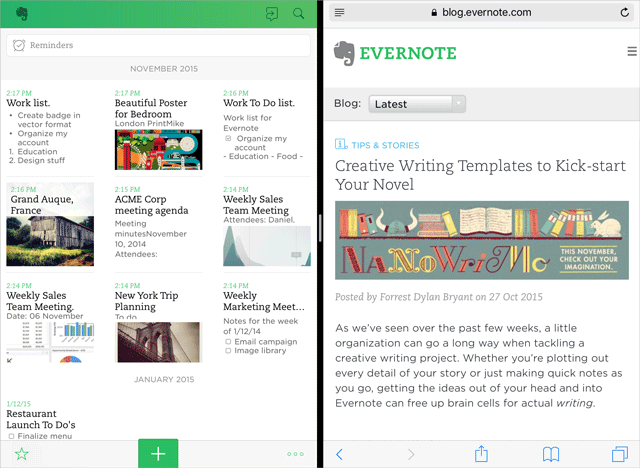 Evernote Split
