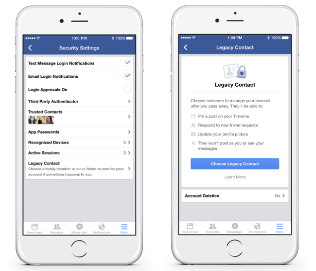 Facebook Legacy Contact