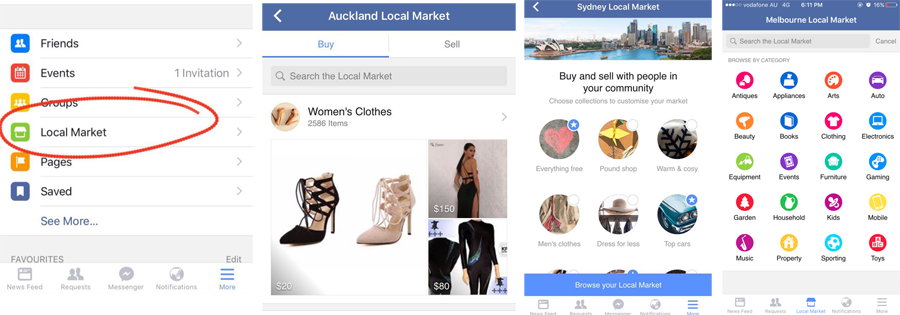 Facebook Local Market
