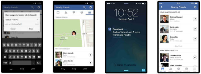 Facebook Nearby Friends