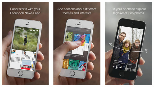 Facebook Paper Update