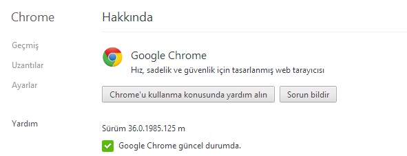 Google Chrome 36