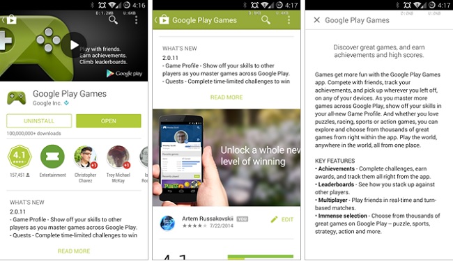 Google Play Store Material Design