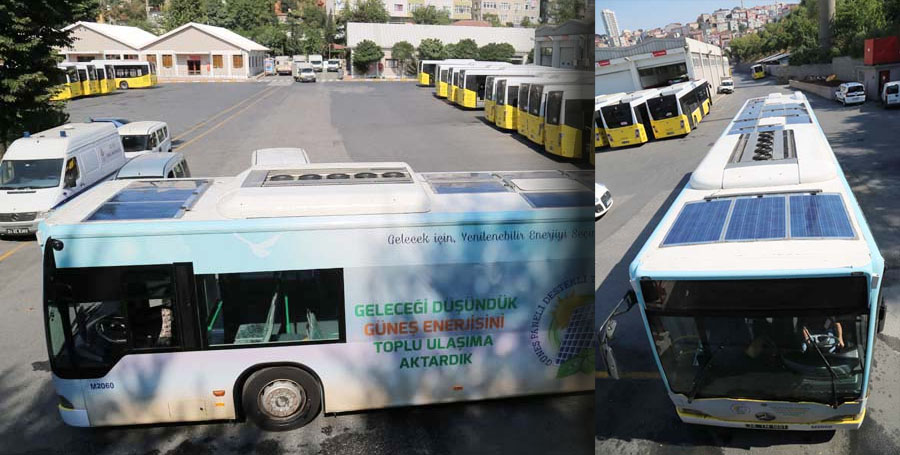 Güneş Enerjisi ile Çalışan İETT Otobüsü