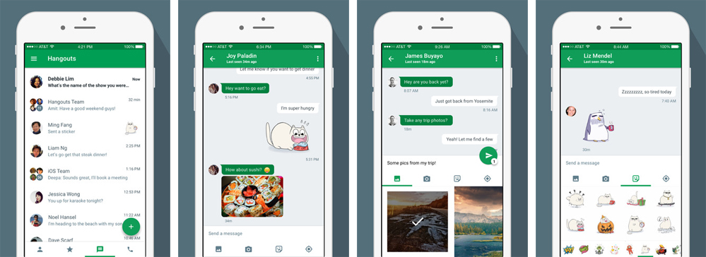 Google Hangouts iOS