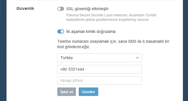 İki Aşamalı Kimlik Doğrulama