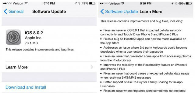 iOS 8.0.2