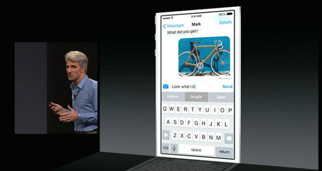 iOS 8 QuickType