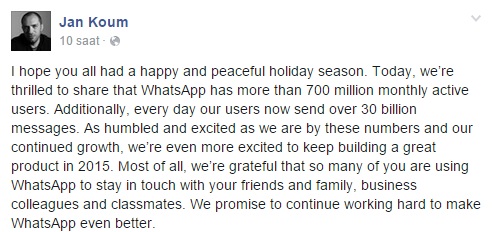WhatsApp Jan Koum