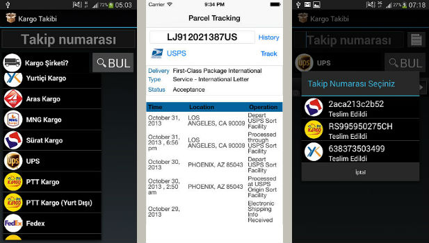 Kargo Takip Uygulaması