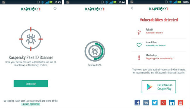 Kaspersky Fake ID Scanner