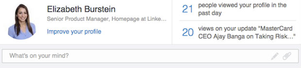 LinkedIn Yeni Gösterge Paneli
