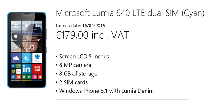 Lumia 640