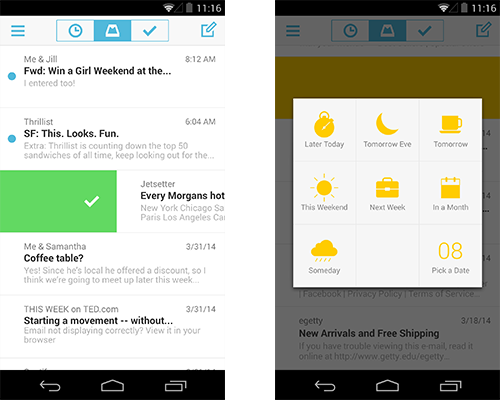 Android için Mailbox