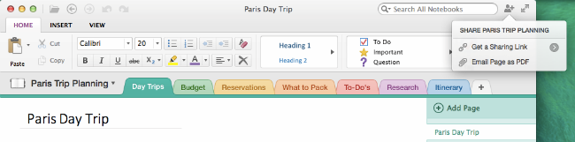 Microsoft OneNote Mac