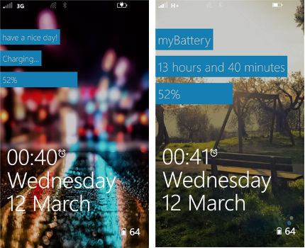myBattery LockScreen
