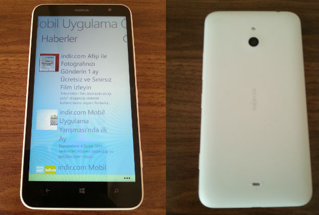 Nokia Lumia 1320 Ön ve Arka Resim