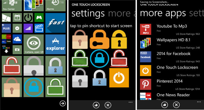 One Touch LockScreen