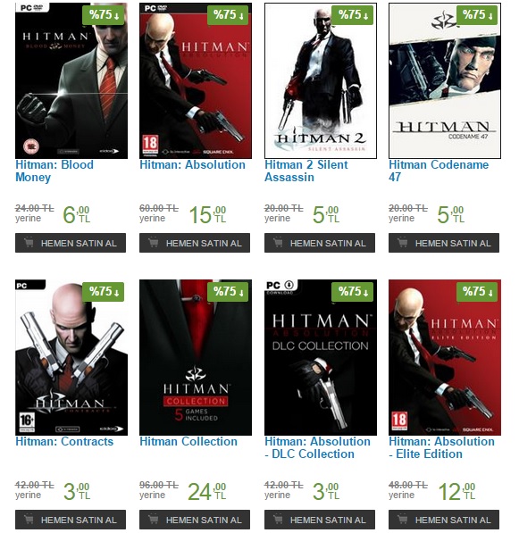 PlayStore Hitman Kampanyası
