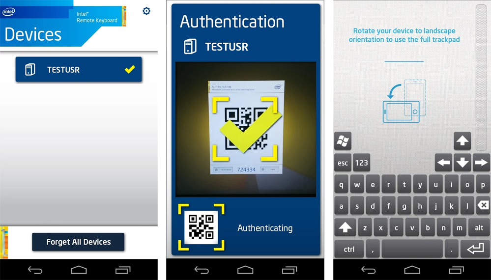 Intel Remote Keyboard