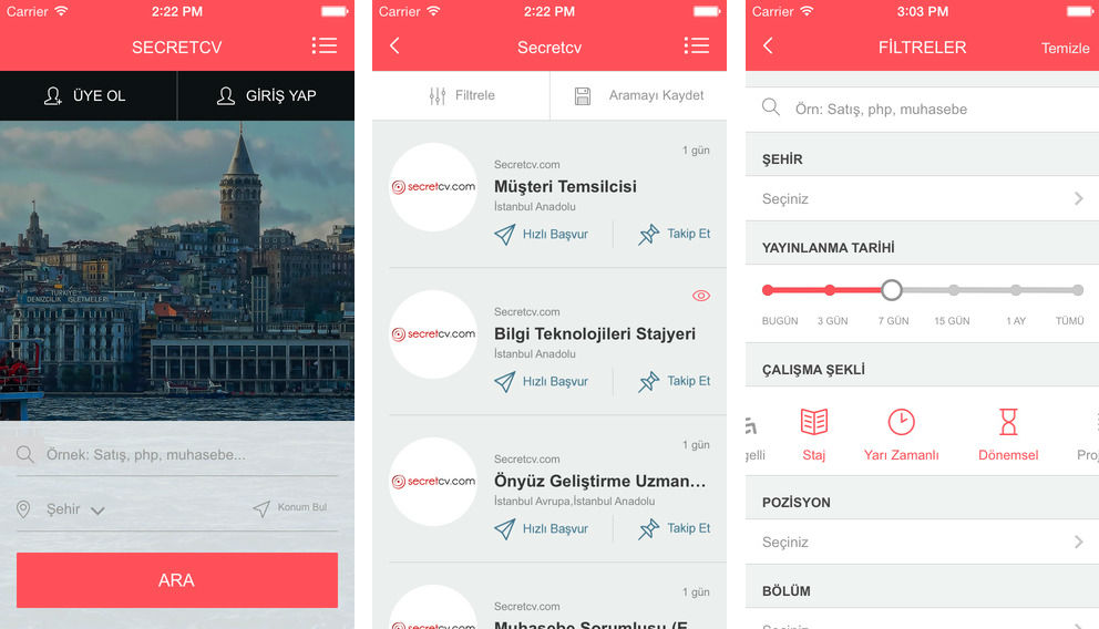 Secretcv İş İlanları