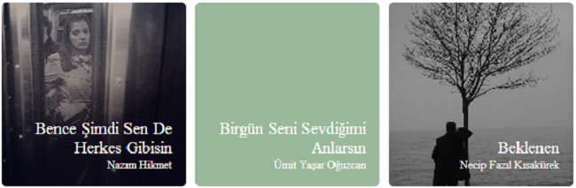 Sevgililer günü için şiirler