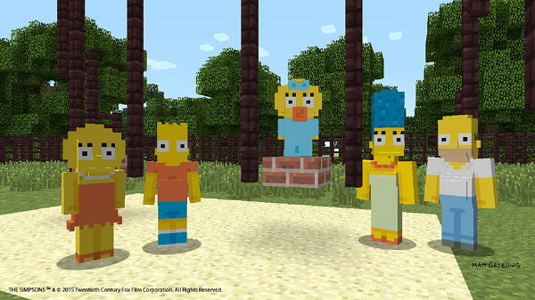Simpsons Minecraft