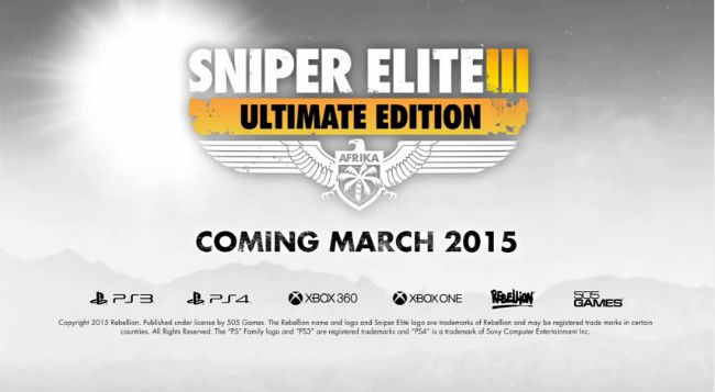 Sniper Elite 3: Ultimate Edition