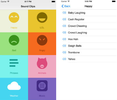 Sound Clips for Messenger
