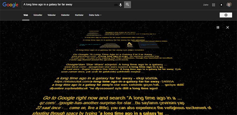 Star Wars Google