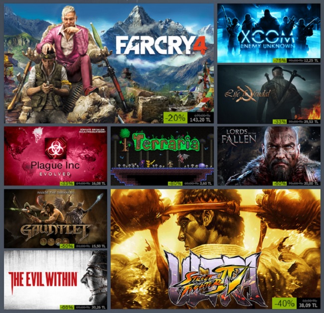 Steam 2014 Kış İndirimleri 7.Gün