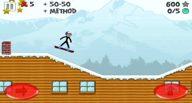 Stickman Snowboarder indir