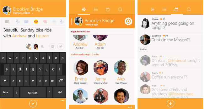 Windows Phone için Swarm