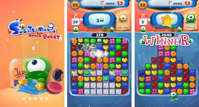Sweets Mania Space Quest