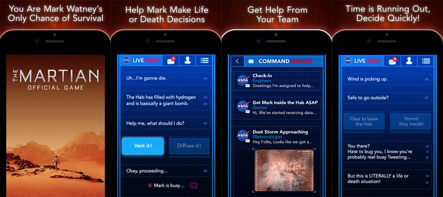 Marslı Filmi Mobil Oyunu