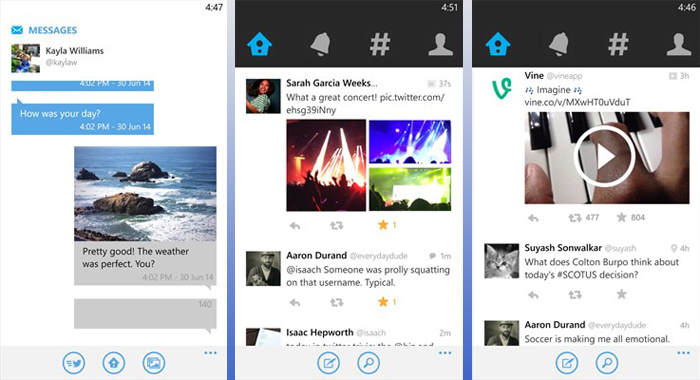 Windows 10 için Twitter Uygulaması