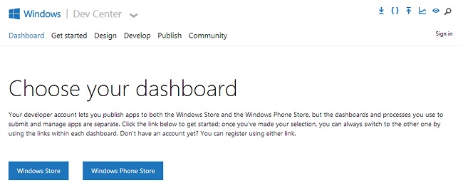 Windows Developer Center
