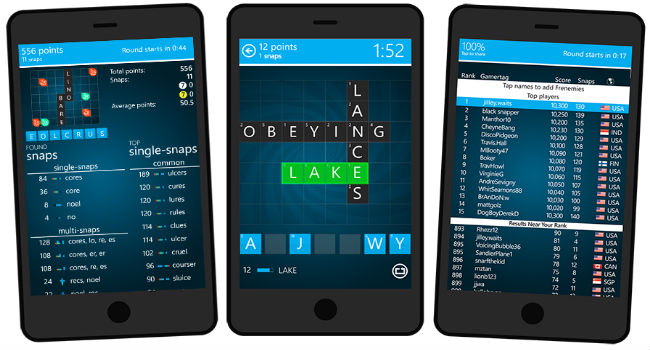 Wordament Snap Attack