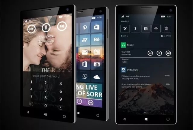 Windows Phone 10 Konsept Tasarım